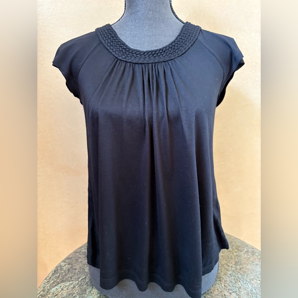 H&M Black Short Sleeve Blouse - Picture 4 of 9